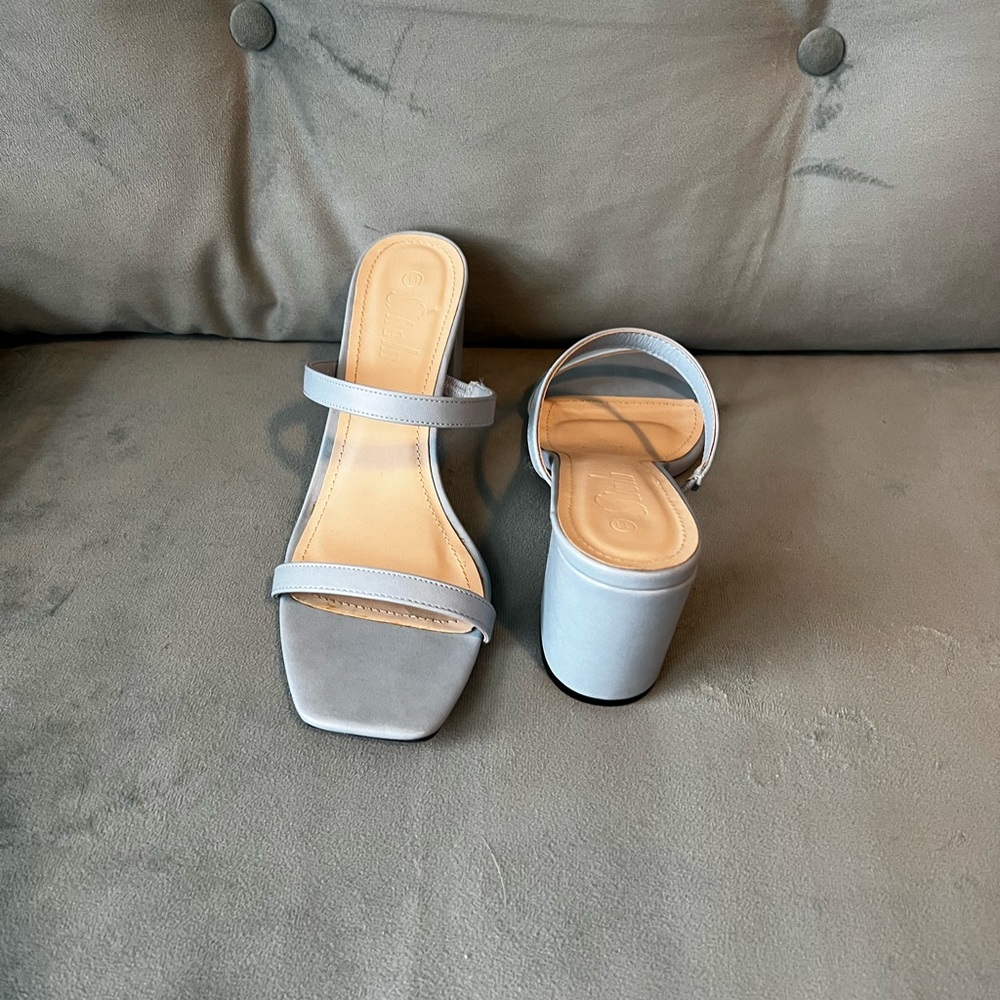 SHEIN Blue block heels- 11